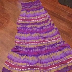 Cute Strapless long dress